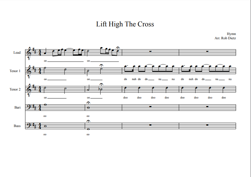 Lift High The Cross